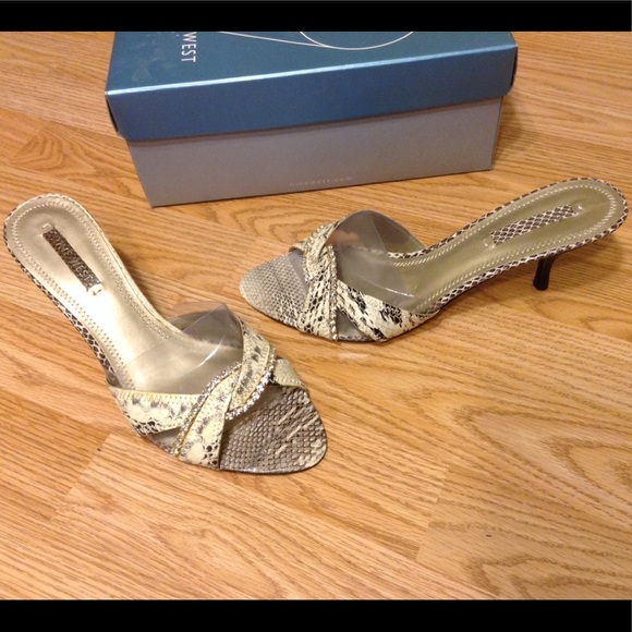 Nine West Shoes - PRICE DP NineWest Snake/Reptile-Print w/Rhinestone